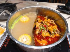 鲜鸳鸯牛杂锅底-潮牛海记•潮汕牛肉火锅•醉鸡煲•粿条汤(通北路店)