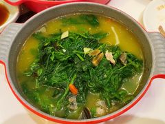 皮蛋肉丝煮桑芽-清晖小苑•顺德地方菜(壹海城店)