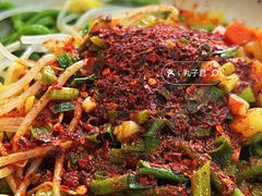 油泼面-手擀菠菜面(西康路店)