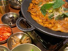 铁板章鱼五花肉-春熙台韩国料理·章鱼肥牛(西丽店)