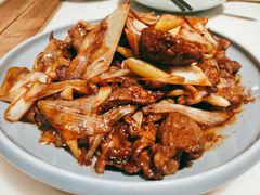 京葱爆羊肉-小吊梨汤·北京菜·烤鸭(鸟巢店)