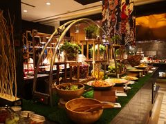 自助取餐区-北京希尔顿逸林酒店-逸轩西餐厅-自助餐厅