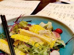 有机甜玉米色拉-万福炭火烤肉日本料理(新街口店)
