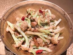 铜锅有机花菜-老村长•湖北家常菜(南湖店)