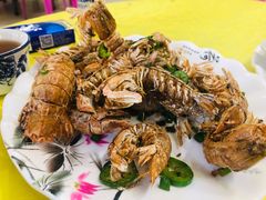 椒盐濑尿虾-顺品美食店•现捞海鲜(海陵岛店)