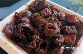 Braised Pork Belly with Baby Squid