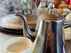 蒙古奶茶-粘豆包柴火铁锅炖
