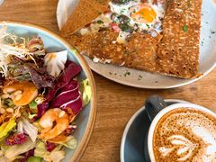 鸡蛋蘑菇熏肉荞麦可丽饼-RAC BAR(安福路店)