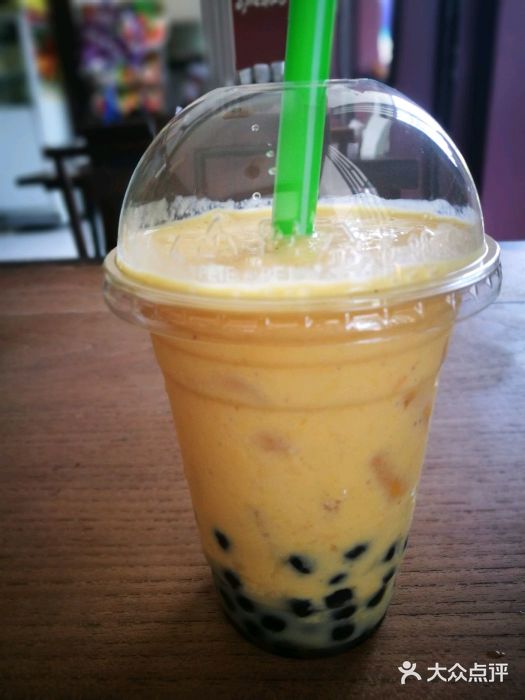芒果爆爆珠果牛奶