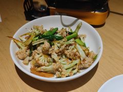 油渣有机花菜-关东小磨东北菜(上海长风大悦城店)