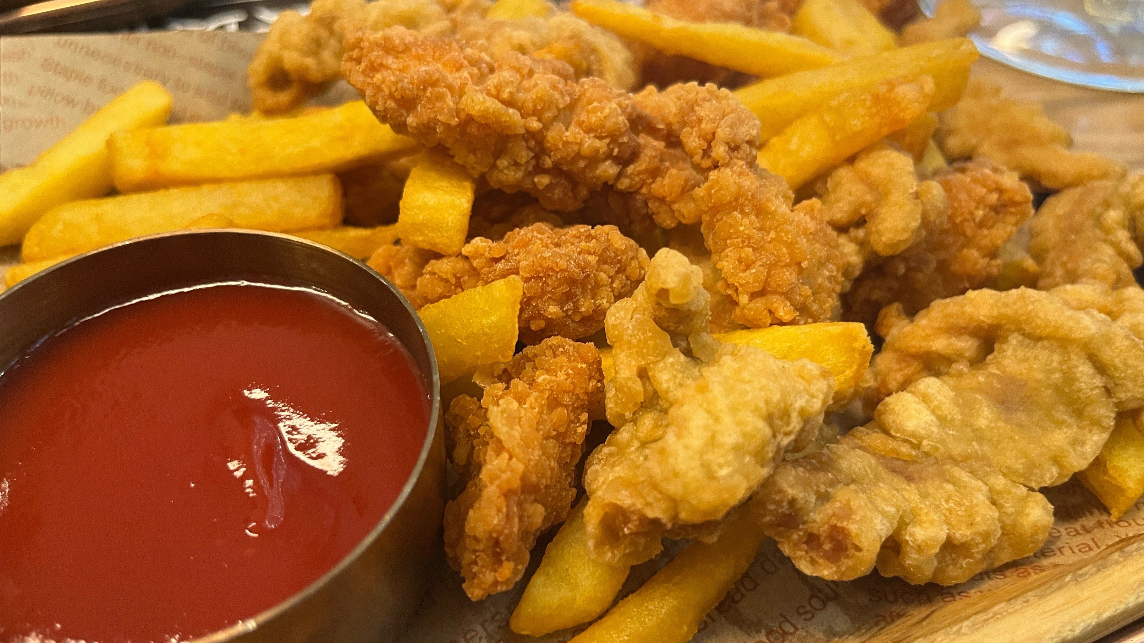 炸鸡薯条拼盘享不停