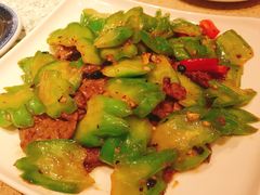 豉蒜凉瓜炒牛肉-满得意茶餐厅·顺德家常菜·港式经典(大良店)