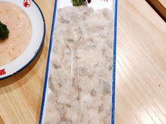 鲜虾滑-喜悦小串丹东小黄牛海鲜烧烤大排档(民主广场店)