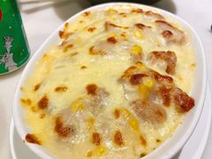 奶油粟米汁焗鱼柳饭-石板街港澳冰室(天环店)