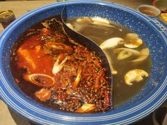 重庆红油经典鸳鸯锅-王歘歘·chuǎ火锅(五道营店)