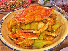 咸蛋黄炒蟹-夹夹大·蟹蟹大排档(财富又一城店)