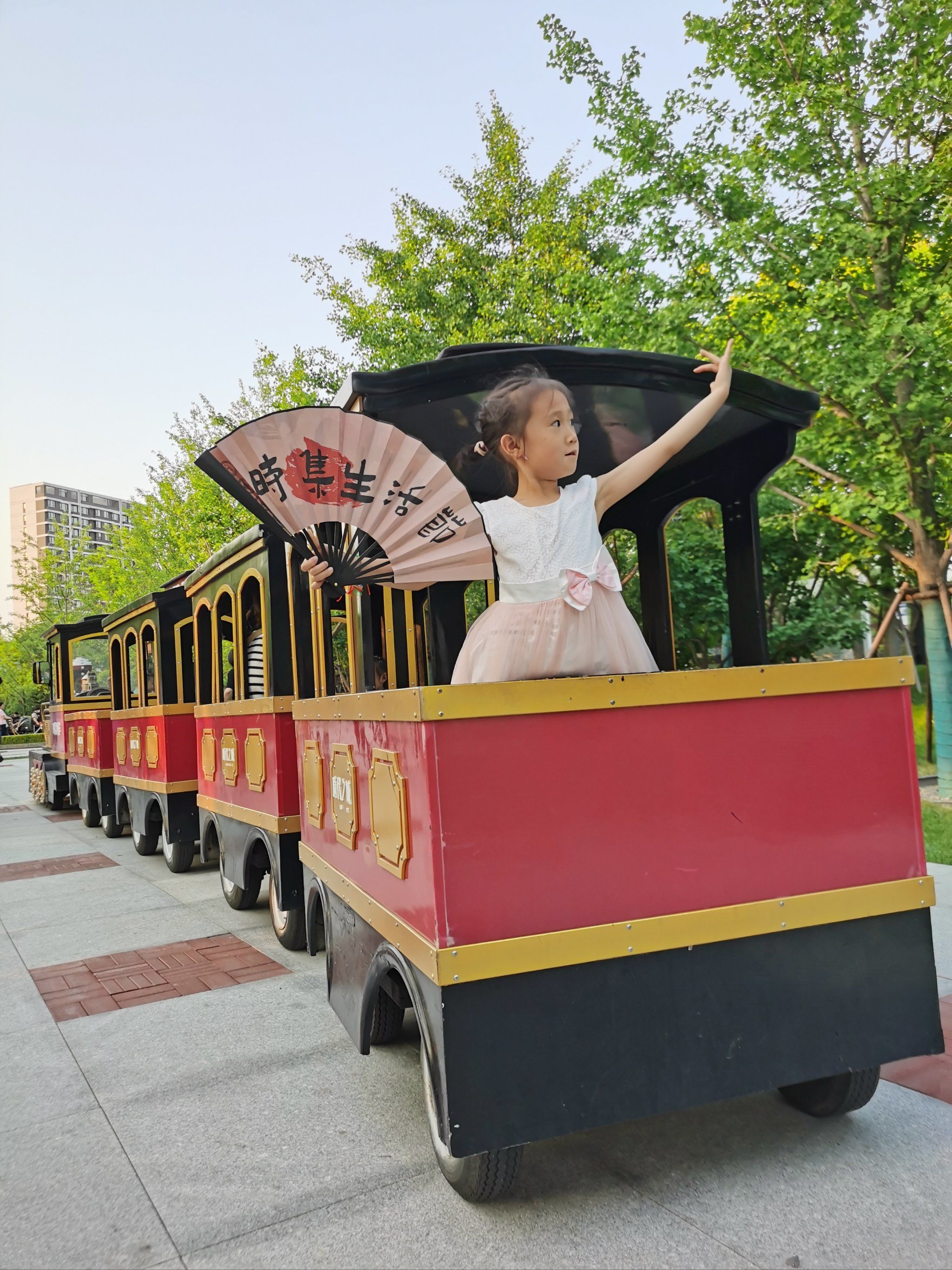 时代公园里的小火车