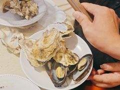生蚝扇贝-鑫海汇海鲜烤肉自助(北国商城店)