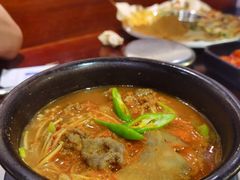 牛五花大酱汤-青春韩国料理(汽博店)