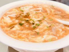 酸辣乌鱼蛋汤-将相和·海鲜蒸饺大连菜