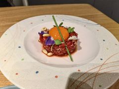窝蛋生牛肉-初花·日本料理