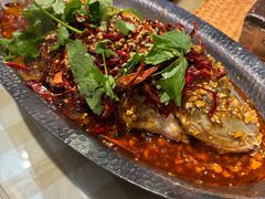 蒜爆鱼-百味地锅鸡(二店·财校分店)