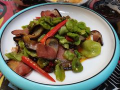 笋干炒腊肉-弘烨 贵州酸汤 鱼火锅(东财店)