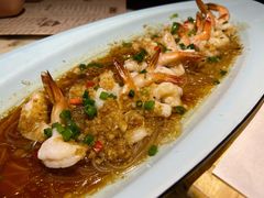 金银蒜蒸凤尾虾-绿茶餐厅(乐峰广场店)