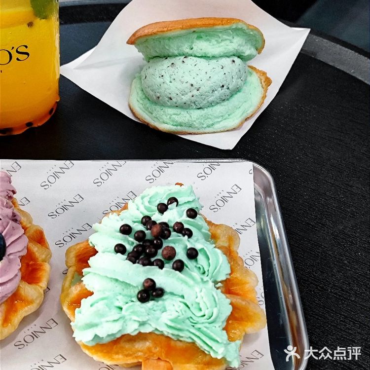 在魔都和小茄总一起吃下午茶甜品