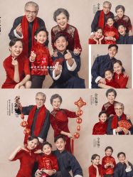 -时光纪亲子全家福照相馆(静安店母女写真父母纪念照)