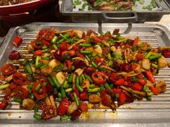 铁板香辣鱿鱼-绿茶餐厅(壹方天地店)