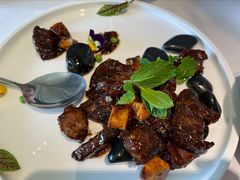 黑椒牛仔粒-开海·红岛海鲜虾水饺(石老人店)