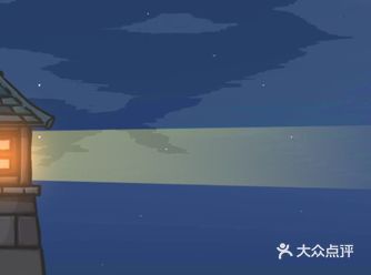 晚上的时候月兔偶尔会在灯塔下面弹自己的尤克里里