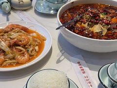 大虾烧白菜-1937青岛老味道·海肠捞饭·青岛菜(大鲍岛栈桥店)