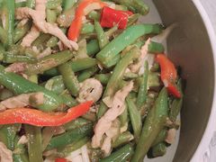 豆角丝炒肉拌转百刀-日上三甘(三里屯店)