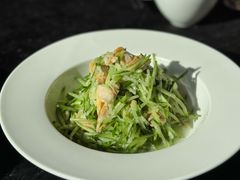 黄瓜丝拌蚬肉-正德楼果木烤鸭·渔家菜(东港店)