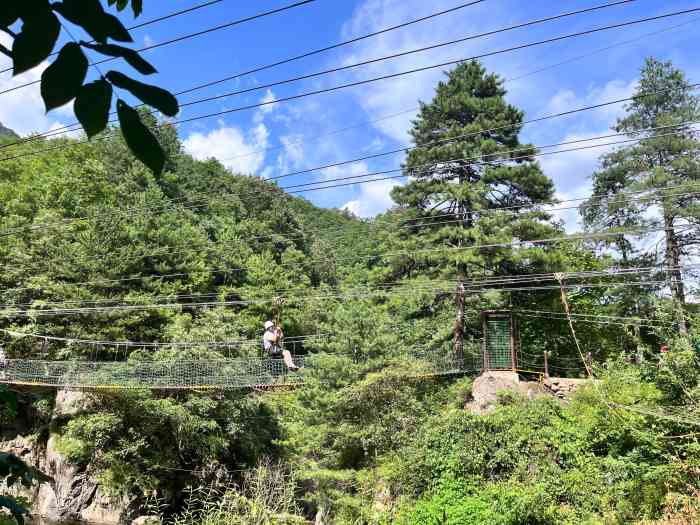 终南山寨·峡谷运动乐园-"前几天跟团去玩的,当天天气很好没有太阳,.