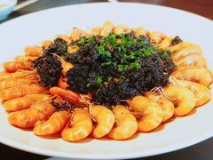 干菜蒸河虾-杭州西子湖四季酒店·金沙厅