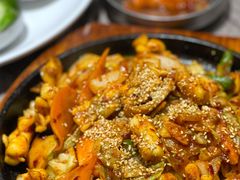 辣炒鱿鱼-全州豆芽汤饭