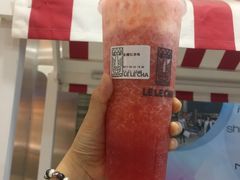 奶酪红草莓-LELECHA乐乐茶(上海五角场万达广场店)