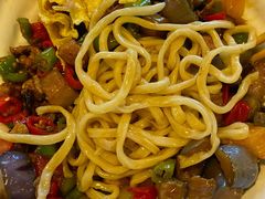 茄子肉丁小公鸡双拼拌面-文三里屯面馆(三里屯店)