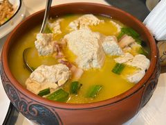 虎跑泉手撕豆腐-杭州西湖柳莺里酒店·闻莺厅