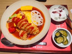 炸虾番茄蛋包饭-吾妻拉面•和风食堂(群光广场店)