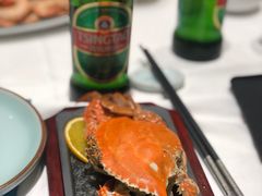 -海派美食·家宴海鲜青岛菜·石锅鲽鱼头(东方城店)