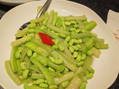 水果丝瓜炒毛豆-芳芳私房菜·精做淮扬菜(承德路店)