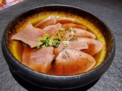 柚子醋牛舌-炉石六本目·冰鲜和牛炭火烤肉·寿喜烧店(梅江店)