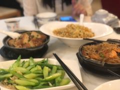 蒜蓉炒芥蓝-五谷芳乳鸽王（大梅沙总店C区）(网红打卡店)