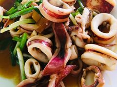 爆炒鱿鱼圈-考记泥焗鸡农庄·海鲜(北洛秘境店)