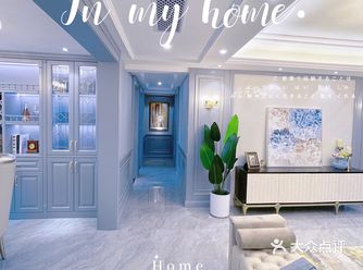 经典高级的美式轻奢风新房灰蓝色装修太美啦！