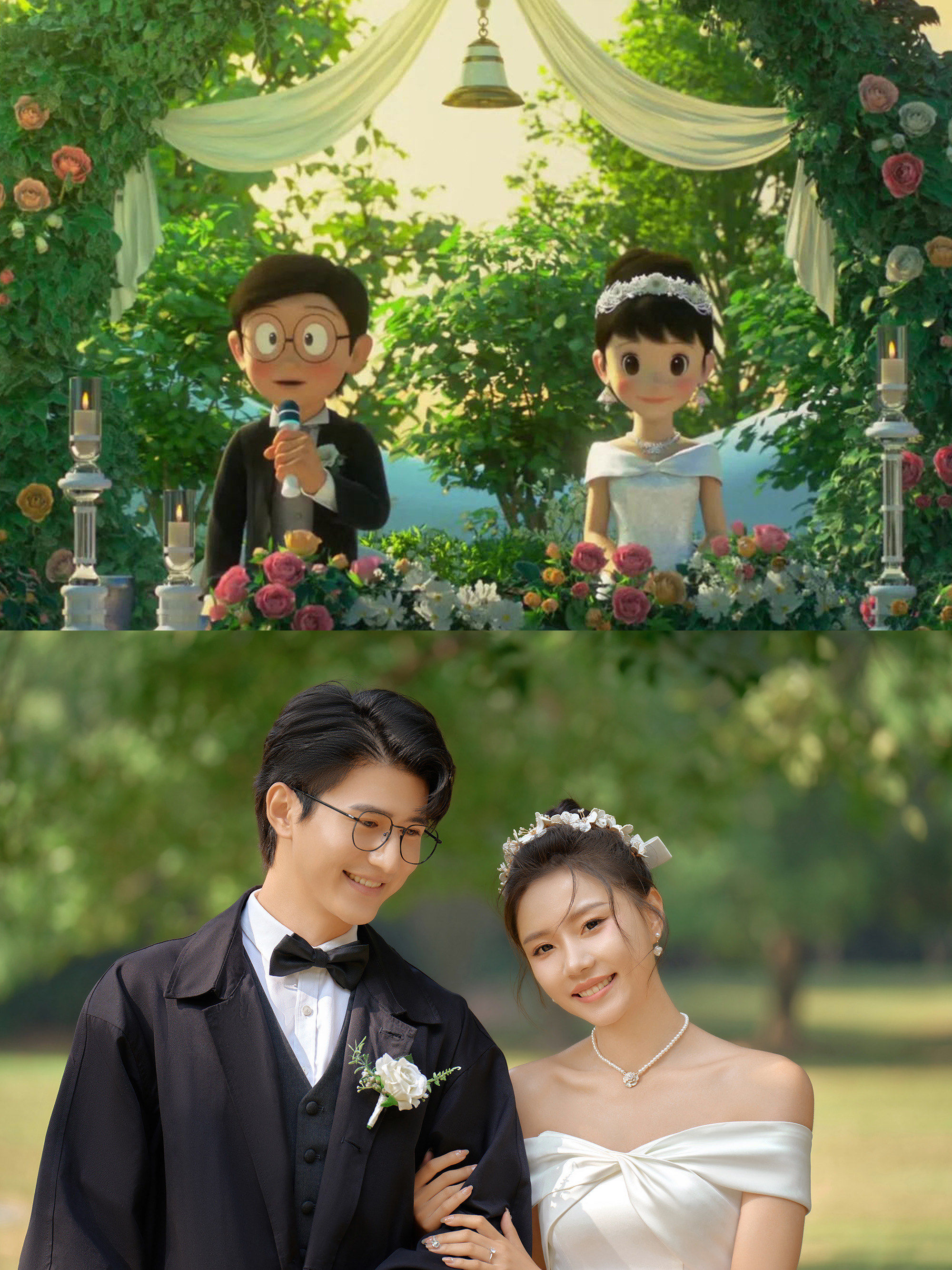 大雄终于娶到了静香
童年磕的cp真的成真了[流泪]
·
将幸福又